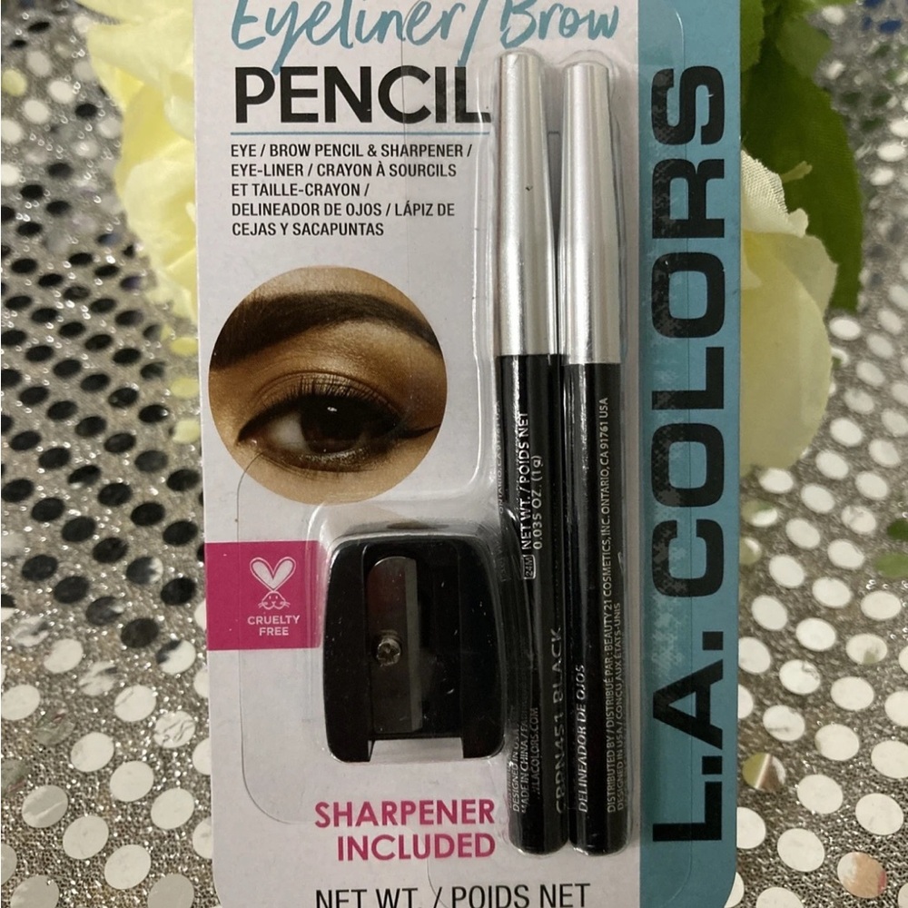 L.A. Colors Dual Eyeliner/Brow Pencil with Sharpener